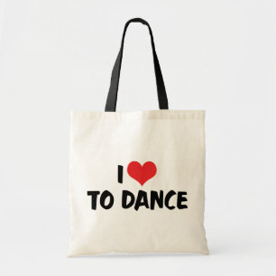 I Love Heart To Dance - Tango Waltz Ballet Lover Tote Bag