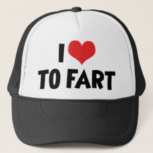 I Love Heart To Fart Trucker Hat