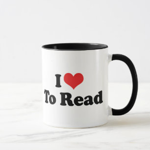 I Love Heart To Read - Book Lover Mug