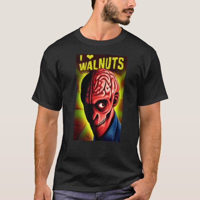 I love heart walnuts T-Shirt (Front)