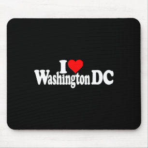 I Love Heart Washington Dc District Of Columbia Mouse Mat