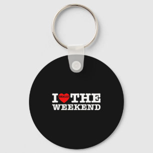I Love Heart Weekend Funny Camping Couple Gifts Va Key Ring