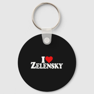 I Love Heart Zelensky Volodymyr Ukraine Ukr Key Ring