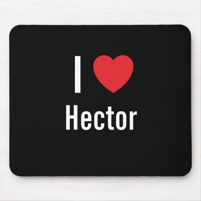 I love Hector Mouse Mat (Front)