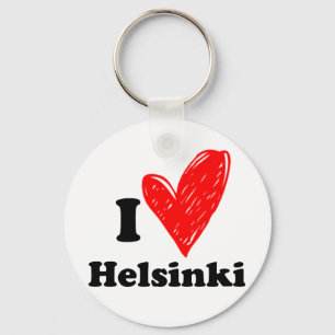 I Love Helsinki Key Ring