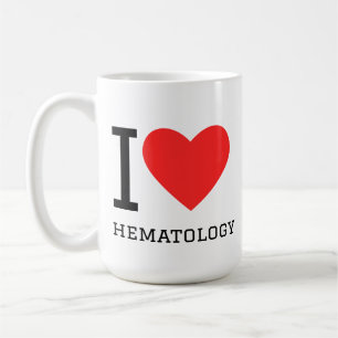 I love hematology coffee mug