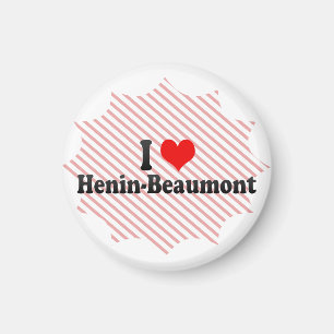 I Love Henin-Beaumont, France Magnet