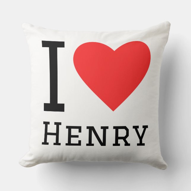 I love henry cushion (Front)