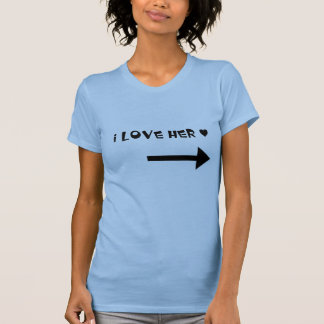 I love her - couple shirt