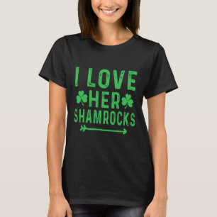 I Love Her Shamrocks Shirts St Patricks Day Matchi
