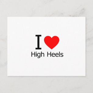 I Love High Heels Postcard
