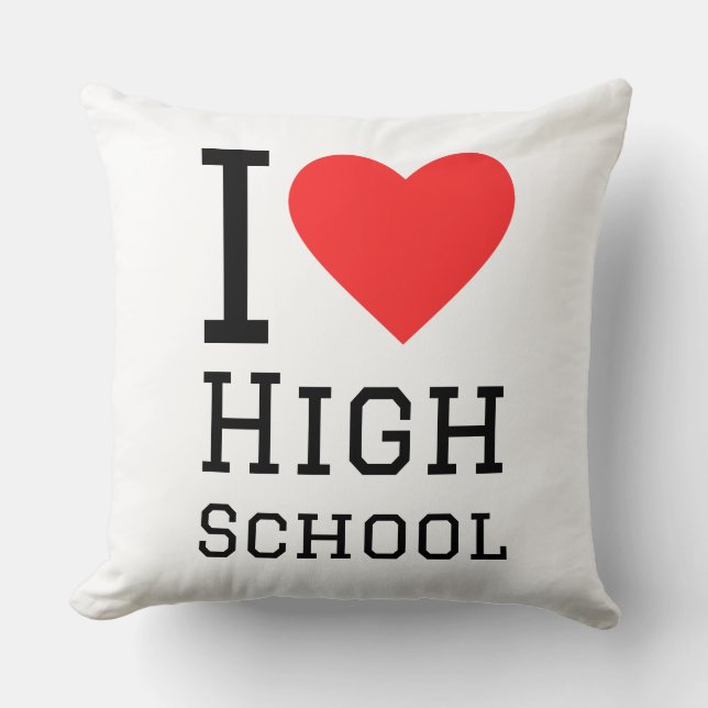 I love high school cushion (Front)