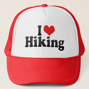 I Love Hiking Trucker Hat