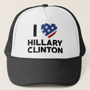 I Love Hillary Clinton Trucker Hat