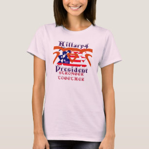 I Love Hillary President we are stronger together T-Shirt