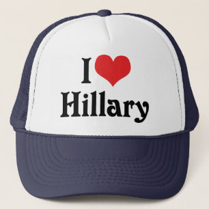 I Love Hillary Trucker Hat