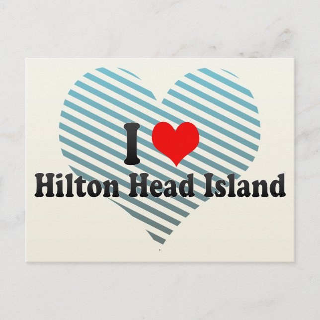 I Love Hilton Head Island, United States Postcard (Front)