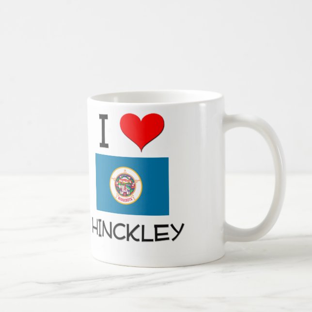I Love Hinckley Minnesota Coffee Mug (Right)