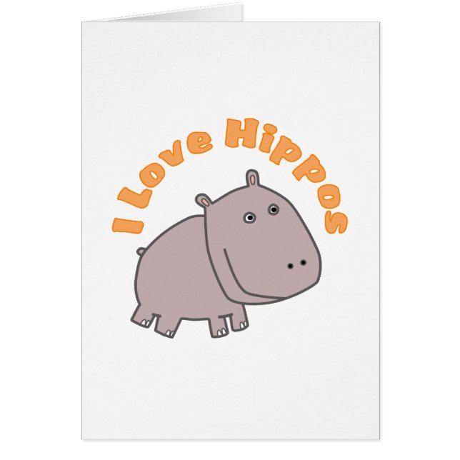 I Love Hippos (Front)