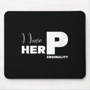 I Love His D Dedication I Love Her P Couples Match Mouse Mat