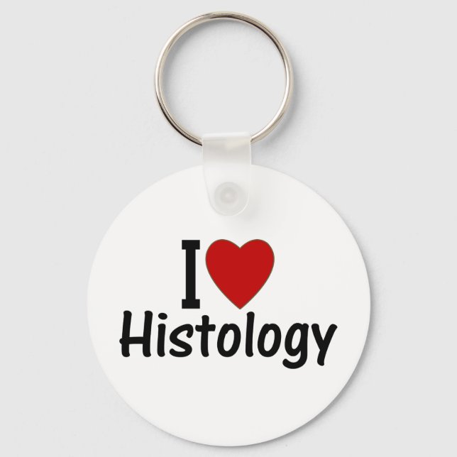 I Love Histology Key Ring (Front)