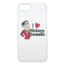 I love History Dweebs iPhone Case