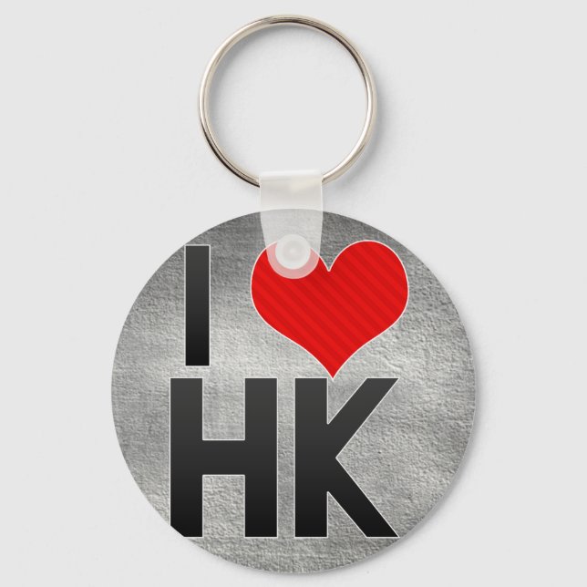 I Love HK Key Ring (Front)
