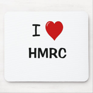 I Love HMRC - I Heart HMRC - For UK Tax Lovers! Mouse Mat