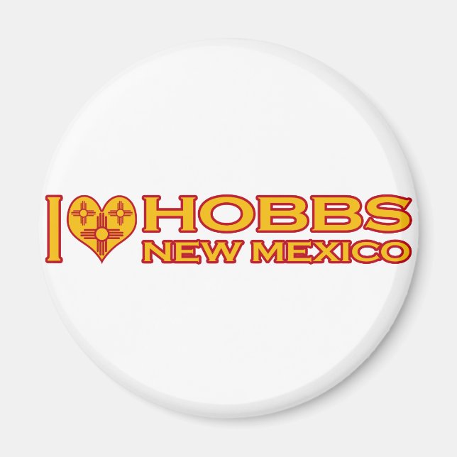 I Love Hobbs, NM Magnet (Front)