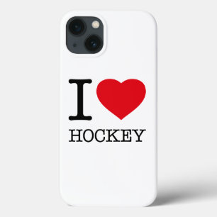 I LOVE HOCKEY iPhone 13 CASE