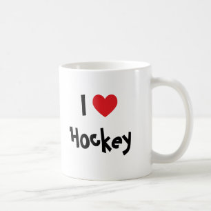 I Love Hockey Coffee Mug