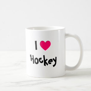 I Love Hockey Coffee Mug