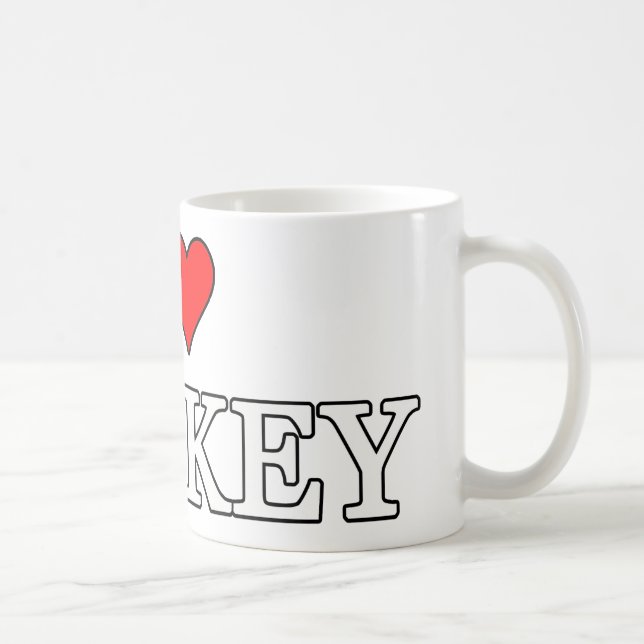 I Love Hockey Coffee Mug (Right)