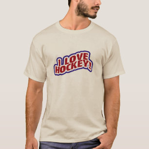 I  Love Hockey T-shirts and Gifts