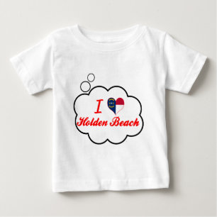 I Love Holden Beach, North Carolina Baby T-Shirt