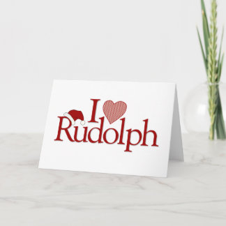 I Love Holiday Card