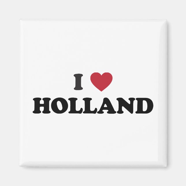 I Love Holland Magnet (Front)