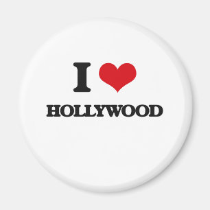 I love Hollywood Magnet