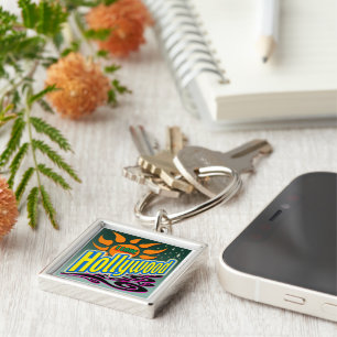 "I LOVE Hollywood" Night Sunshine" Keychain! Key Ring