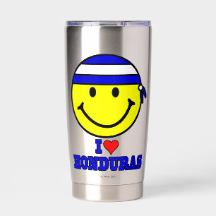 I LOVE HONDURAS INSULATED TUMBLER