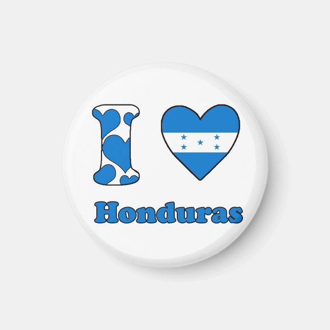 I love Honduras Magnet (Front)