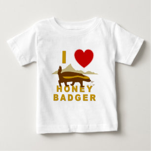 I LOVE HONEY BADGER BABY T-Shirt