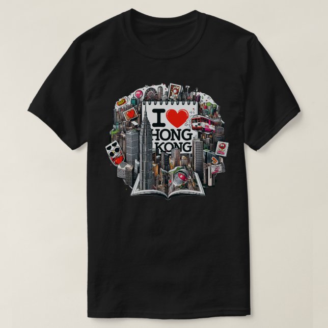I Love Hong Kong 6 T-Shirt (Design Front)