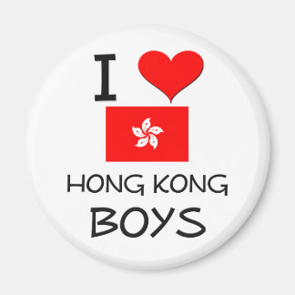 I Love Hong Kong Boys Magnet
