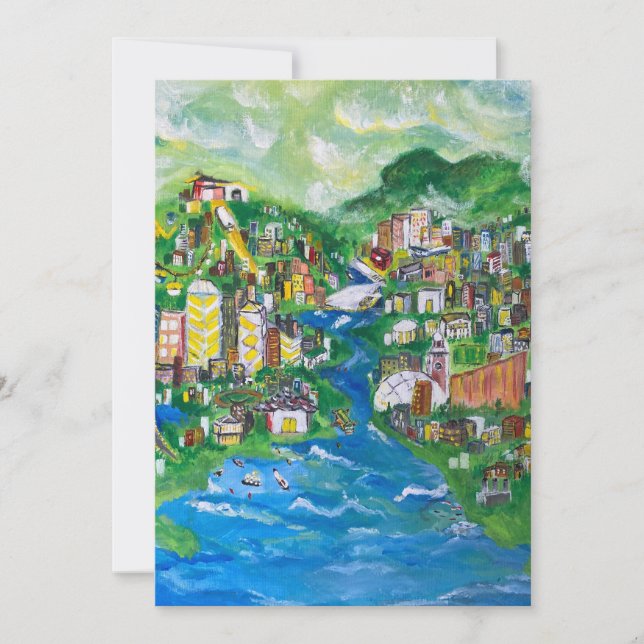 I Love Hong Kong  Invitation (Front)