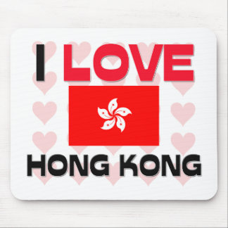 I Love Hong Kong Mouse Mat