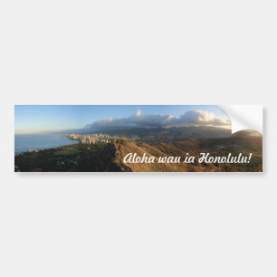 "I love Honolulu!" Bumper Sticker