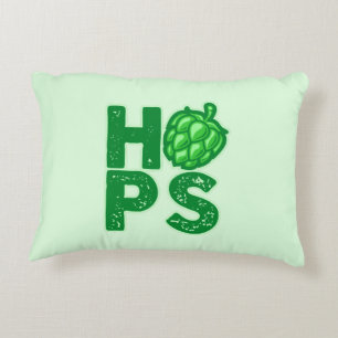 I Love Hops In Craft Beer Decorative Cushion