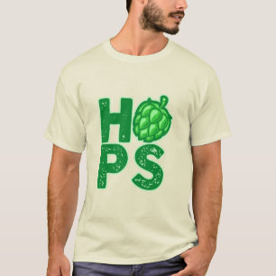 I Love Hops In Craft Beer T-Shirt