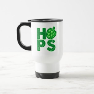 I Love Hops In Craft Beer Travel Mug